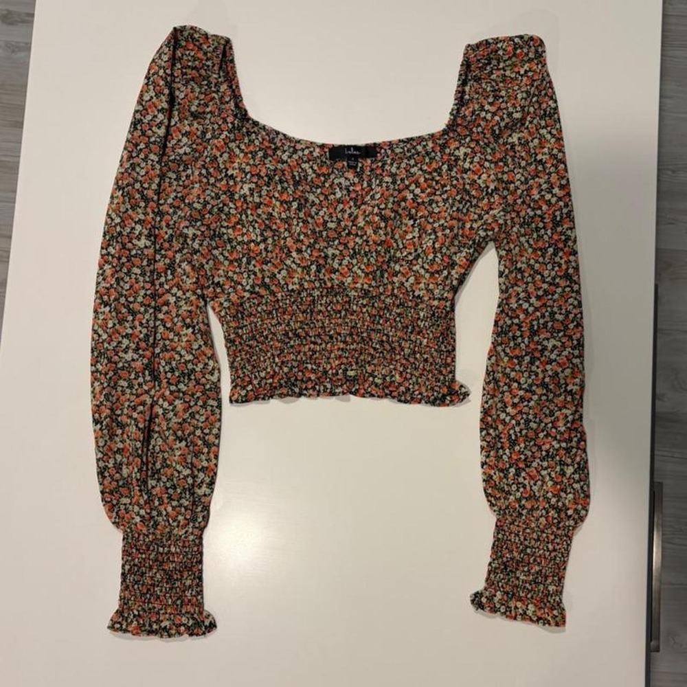 Lulus Floral Crop Top